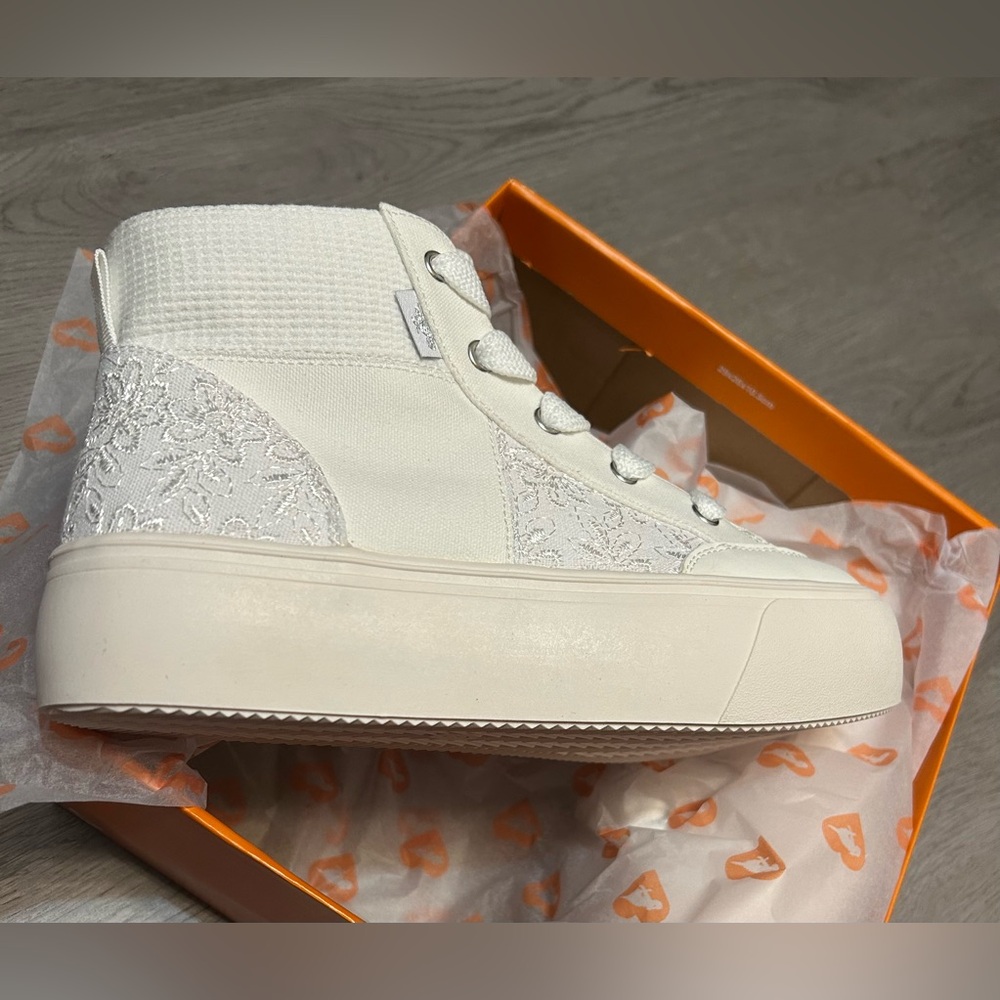 Rocket Dog Lacey Floral Chunky High Top Sneakers